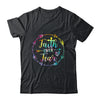 Faith Over Fear Arrow Cute Lettering Inspirational Christian Shirt & Hoodie | teecentury