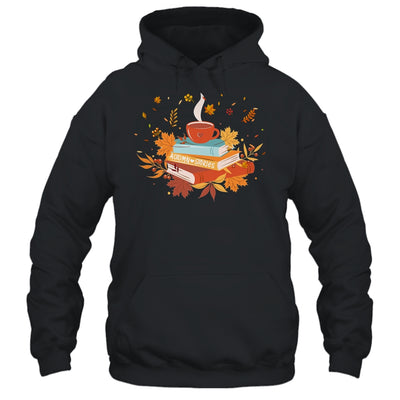 Fall For Women Coffee Time Reading Book Lover Shirt & Hoodie | teecentury