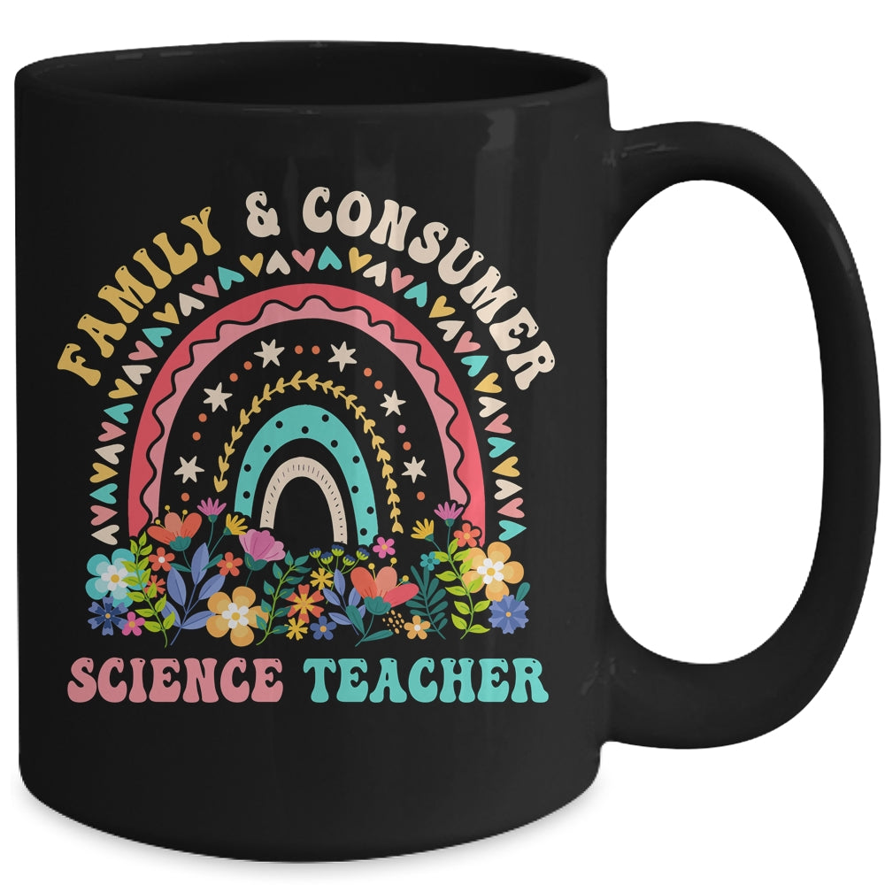 Family And Consumer Science Teacher Floral Mug | teecentury