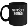 Family Brain Cancer Awareness Grey Ribbon Support Squad Mug Coffee Mug | Teecentury.com
