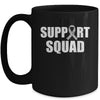 Family Brain Cancer Awareness Grey Ribbon Support Squad Mug Coffee Mug | Teecentury.com