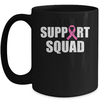 Family Breast Cancer Awareness Pink Ribbon Support Squad Mug Coffee Mug | Teecentury.com