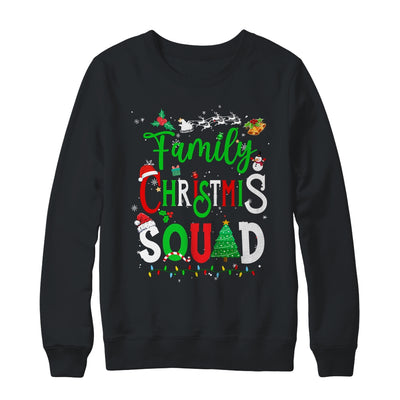 Family Christmas Matching Outfits Team Santa Elf Squad Shirt & Sweatshirt | teecentury