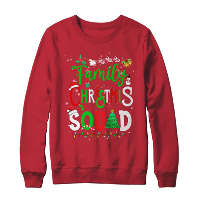 Family Christmas Matching Outfits Team Santa Elf Squad Shirt & Sweatshirt | teecentury