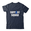 Family Colon Cancer Awareness Blue Ribbon Support Squad T-Shirt & Hoodie | Teecentury.com