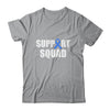 Family Colon Cancer Awareness Blue Ribbon Support Squad T-Shirt & Hoodie | Teecentury.com