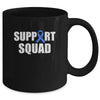 Family Colon Cancer Awareness Blue Ribbon Support Squad Mug Coffee Mug | Teecentury.com