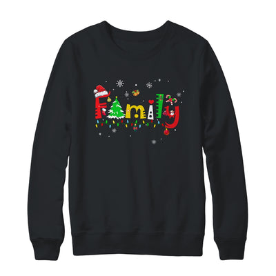 Family Letters Christmas Style Love My Family Christmas T-Shirt & Sweatshirt | Teecentury.com
