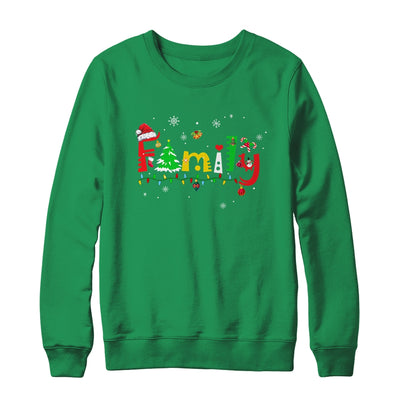 Family Letters Christmas Style Love My Family Christmas T-Shirt & Sweatshirt | Teecentury.com