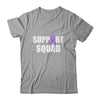 Family Lupus Epilepsy Awareness Purple Ribbon Support Squad T-Shirt & Hoodie | Teecentury.com