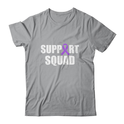 Family Lupus Epilepsy Awareness Purple Ribbon Support Squad T-Shirt & Hoodie | Teecentury.com