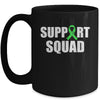 Family Lymphoma Liver Awareness Green Ribbon Support Squad Mug Coffee Mug | Teecentury.com