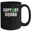 Family Lymphoma Liver Awareness Green Ribbon Support Squad Mug Coffee Mug | Teecentury.com