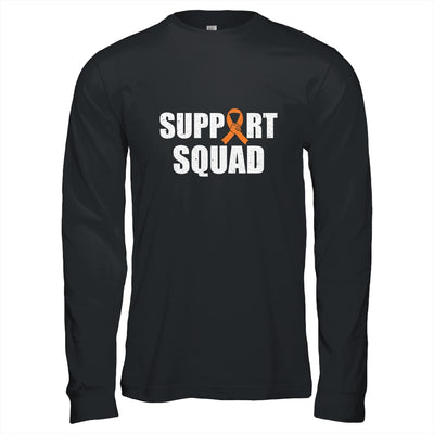 Family MS Leukemia Awareness Orange Ribbon Support Squad T-Shirt & Hoodie | Teecentury.com