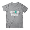 Family Ovarian Cancer Awareness Teal Ribbon Support Squad T-Shirt & Hoodie | Teecentury.com
