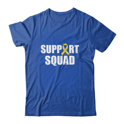 Family Sarcoma Awareness Yellow Ribbon Support Squad T-Shirt & Hoodie | Teecentury.com