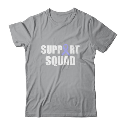 Family Stomach Cancer Awareness Periwinkle Ribbon Support Squad T-Shirt & Hoodie | Teecentury.com