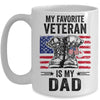 Father Veterans Day My Favorite Veteran Is My Dad Mug Coffee Mug | Teecentury.com