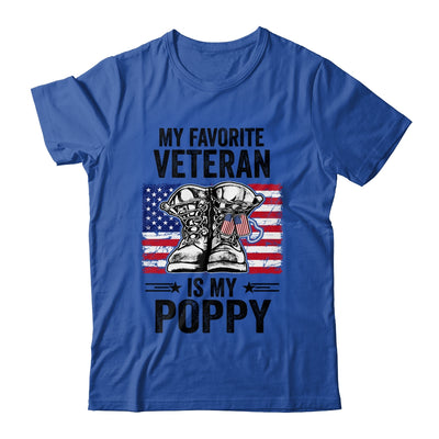 Father Veterans Day My Favorite Veteran Is My Poppy T-Shirt & Hoodie | Teecentury.com