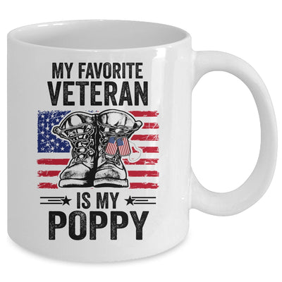 Father Veterans Day My Favorite Veteran Is My Poppy Mug Coffee Mug | Teecentury.com