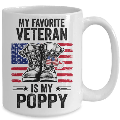 Father Veterans Day My Favorite Veteran Is My Poppy Mug Coffee Mug | Teecentury.com