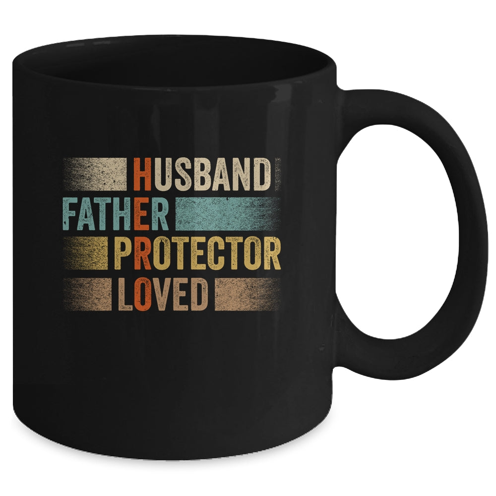 Father's Day Husband Father Protector Loved Hero Dad Mug Coffee Mug | Teecentury.com