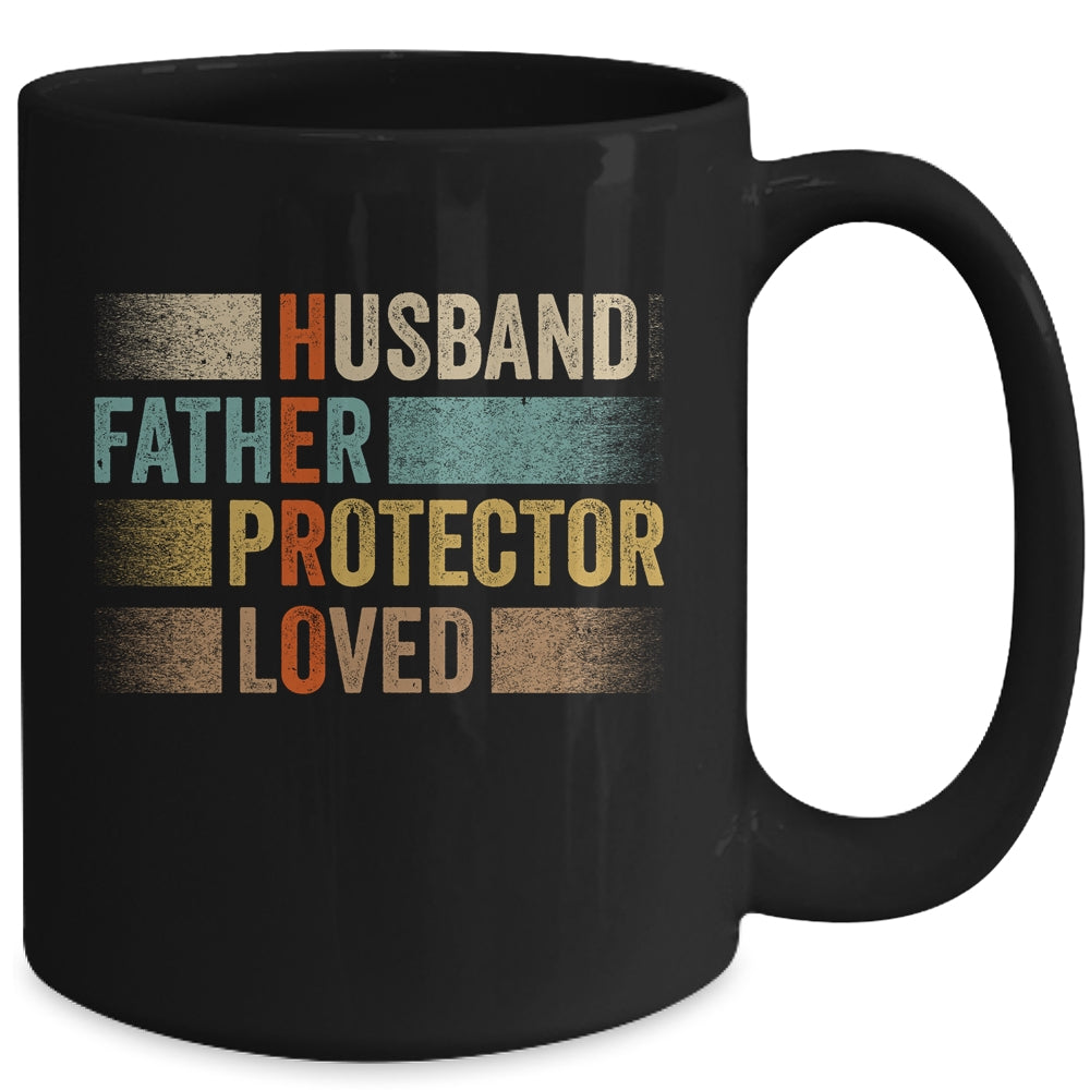 Father's Day Husband Father Protector Loved Hero Dad Mug Coffee Mug | Teecentury.com