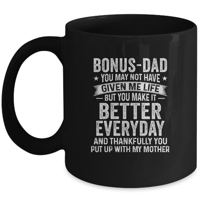 Fathers Day Bonus Dad Matching Son Daughter Mug Coffee Mug | Teecentury.com