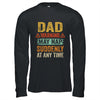 Fathers Day Dad Warning May Nap Suddenly At Any Time T-Shirt & Hoodie | Teecentury.com