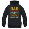 Fathers Day Dad Warning May Nap Suddenly At Any Time T-Shirt & Hoodie | Teecentury.com