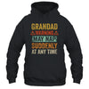 Fathers Day Grandad Warning May Nap Suddenly At Any Time T-Shirt & Hoodie | Teecentury.com