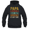 Fathers Day Papa Warning May Nap Suddenly At Any Time T-Shirt & Hoodie | Teecentury.com