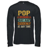 Fathers Day Pop Warning May Nap Suddenly At Any Time T-Shirt & Hoodie | Teecentury.com