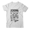 Fathers Day Stepdad From Daughter Son Wife For Bonus Dad T-Shirt & Hoodie | Teecentury.com