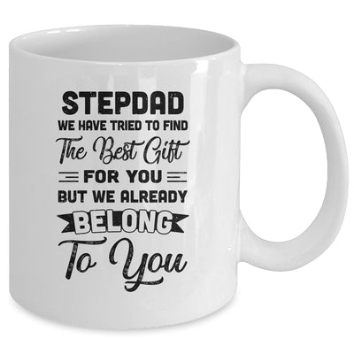 Fathers Day Stepdad From Daughter Son Wife For Bonus Dad Mug Coffee Mug | Teecentury.com