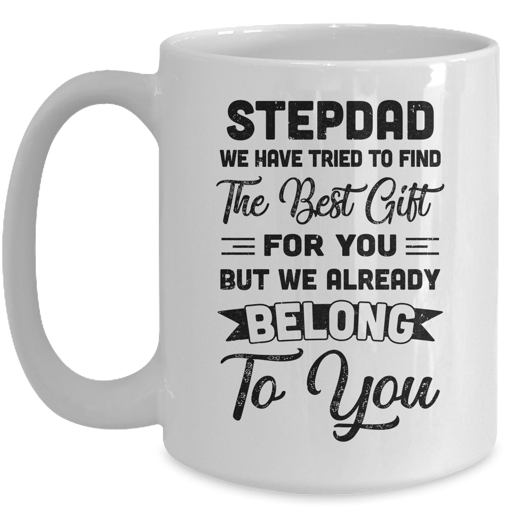 MoonWorks Coffee Mug Gift For Mom, Bonus Mom, Stepdad - Blue Bordeaux Red