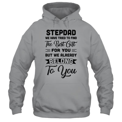 Fathers Day Stepdad From Daughter Son Wife For Bonus Dad T-Shirt & Hoodie | Teecentury.com