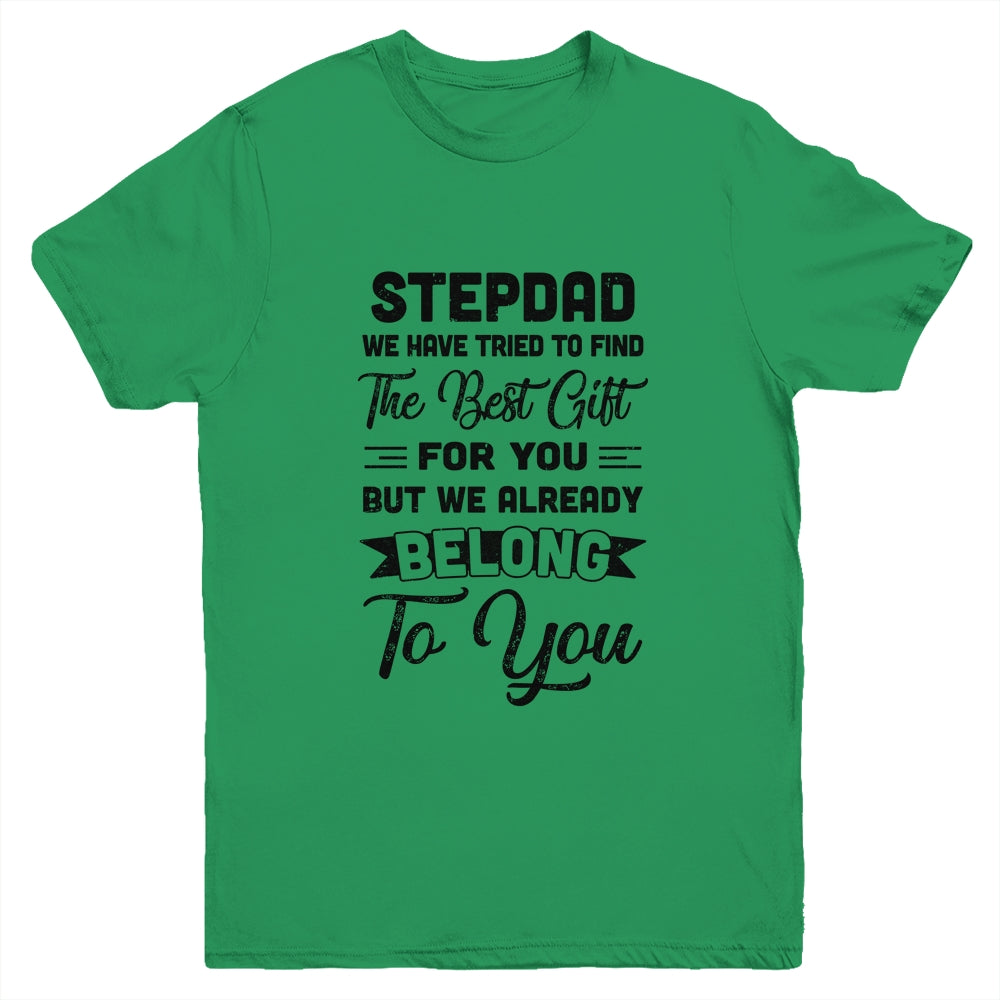 Fathers Day Stepdad From Daughter Son Wife For Bonus Dad Youth Youth Shirt | Teecentury.com