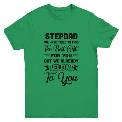 Fathers Day Stepdad From Daughter Son Wife For Bonus Dad Youth Youth Shirt | Teecentury.com