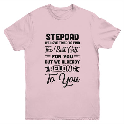 Fathers Day Stepdad From Daughter Son Wife For Bonus Dad Youth Youth Shirt | Teecentury.com