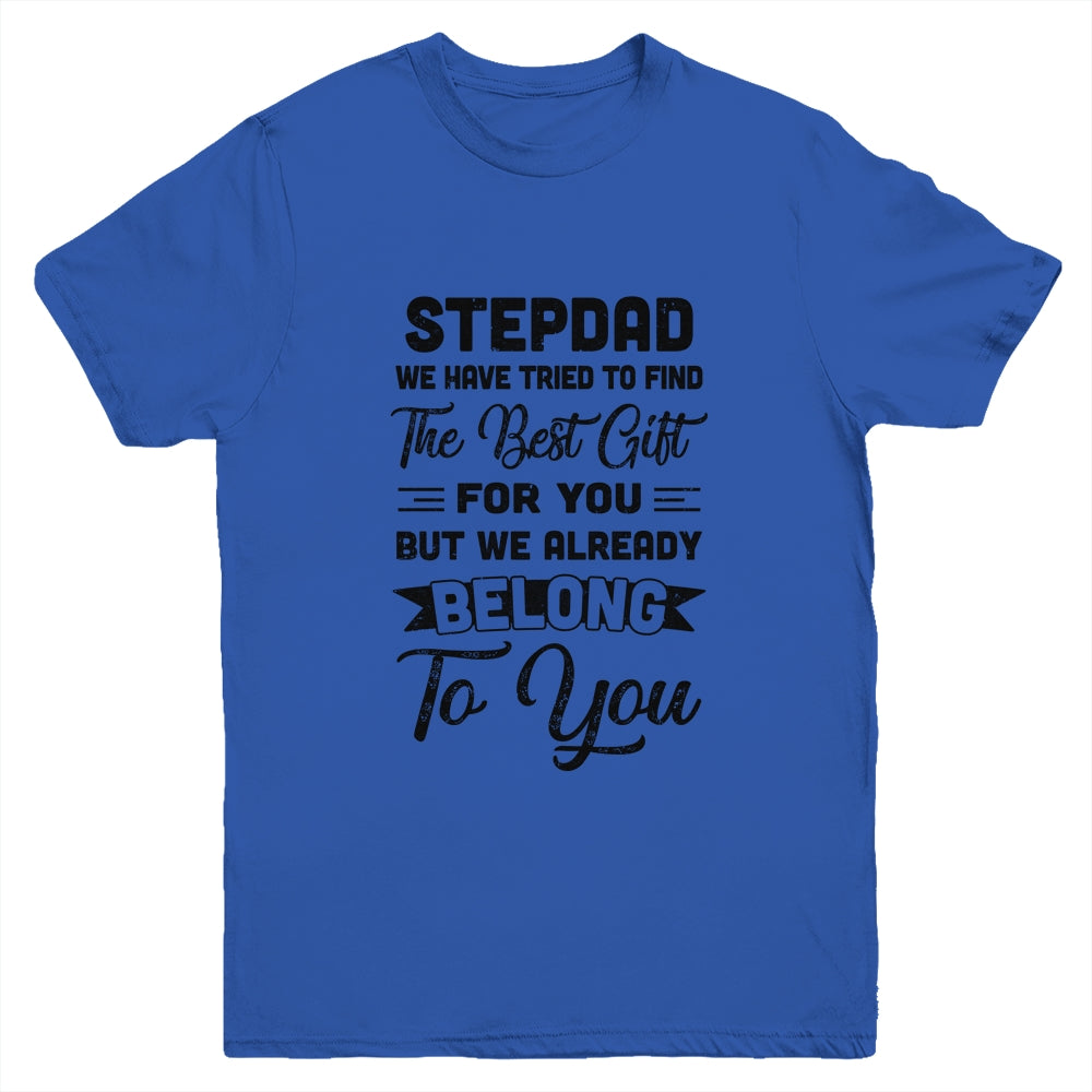 Fathers Day Stepdad From Daughter Son Wife For Bonus Dad Youth Youth Shirt | Teecentury.com