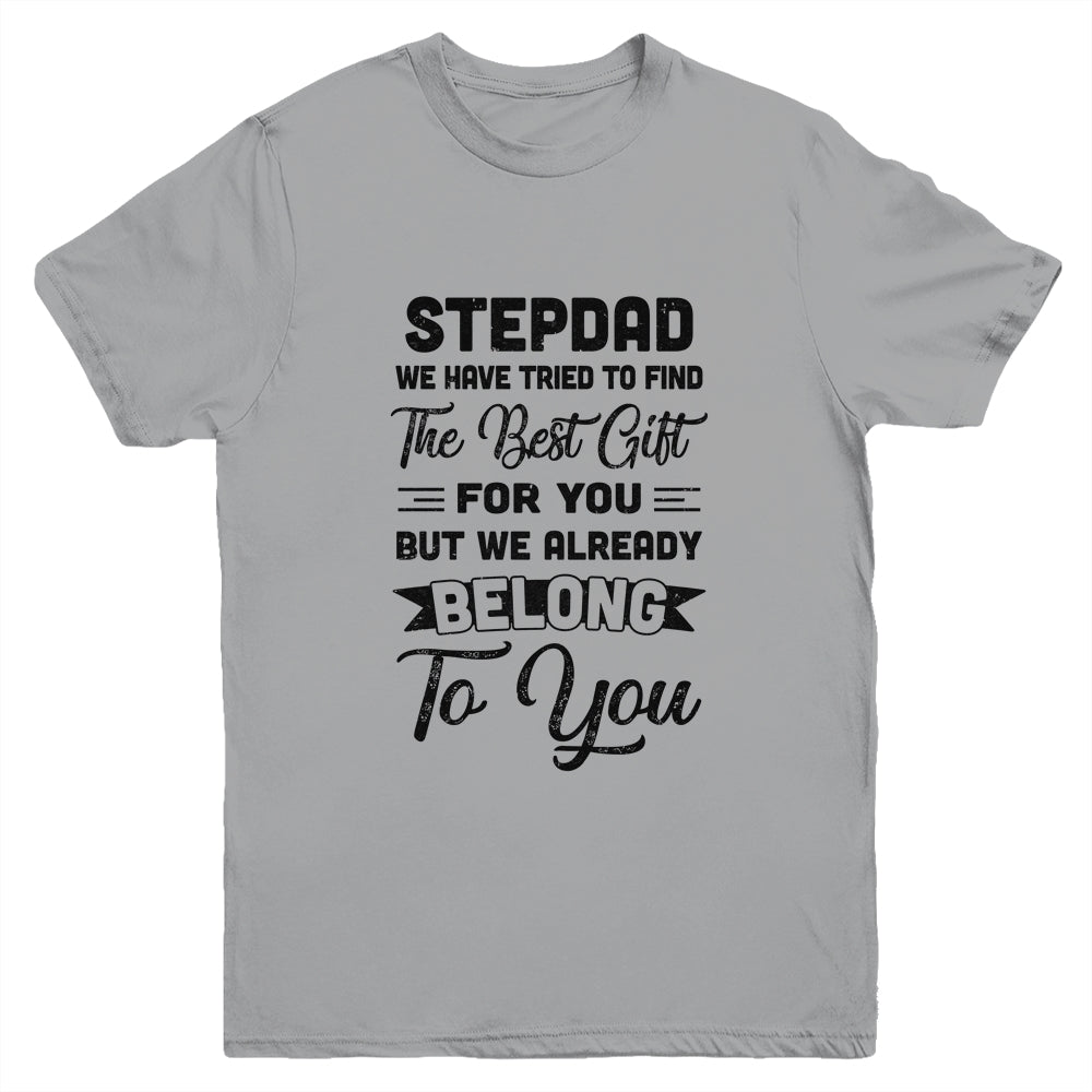 Fathers Day Stepdad From Daughter Son Wife For Bonus Dad Youth Youth Shirt | Teecentury.com