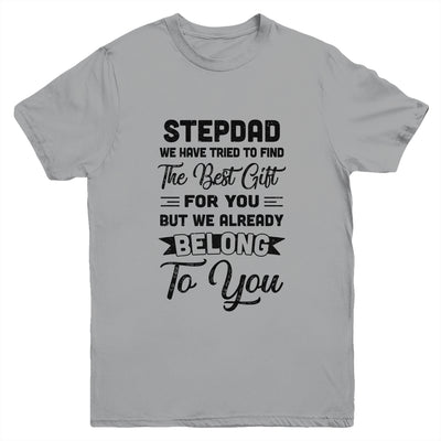 Fathers Day Stepdad From Daughter Son Wife For Bonus Dad Youth Youth Shirt | Teecentury.com