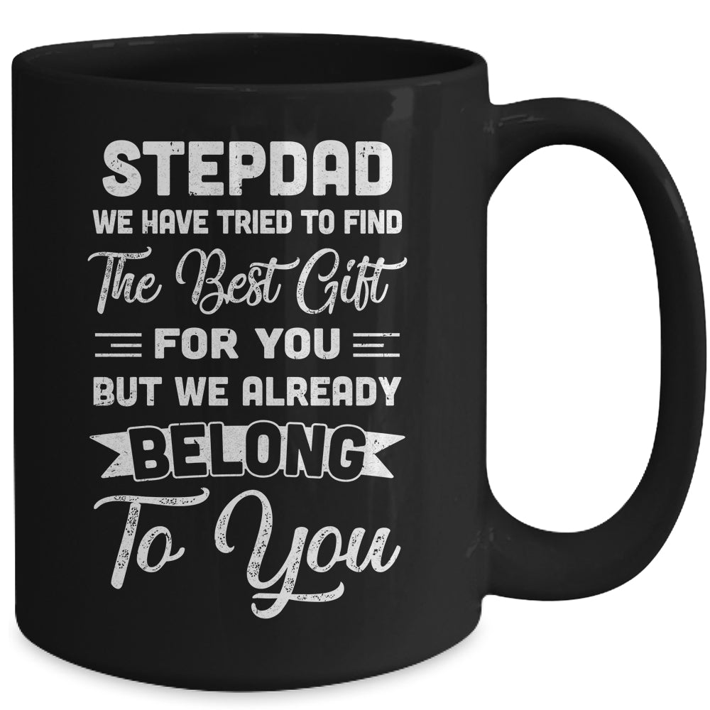 Fathers Day Stepdad From Daughter Son Wife Mug Coffee Mug | Teecentury.com