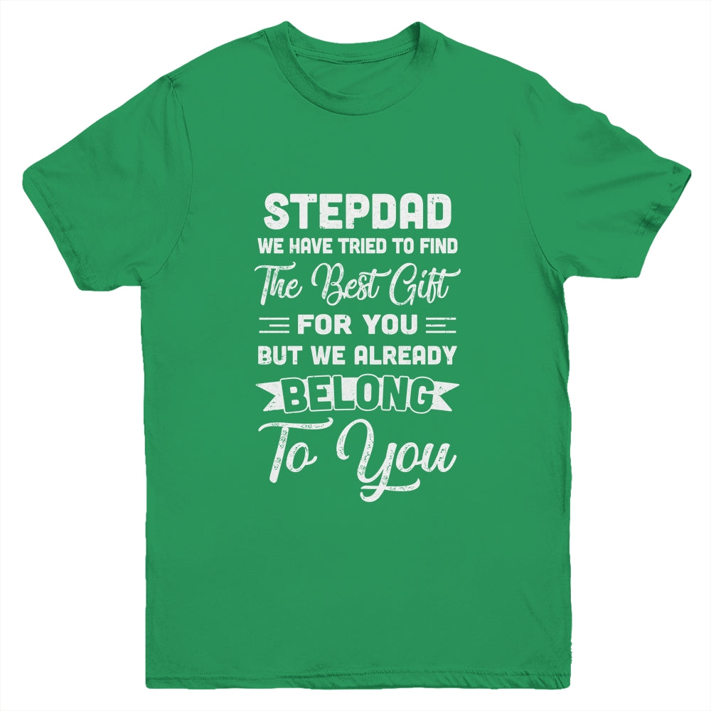 Fathers Day Stepdad From Daughter Son Wife Youth Youth Shirt | Teecentury.com