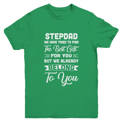 Fathers Day Stepdad From Daughter Son Wife Youth Youth Shirt | Teecentury.com