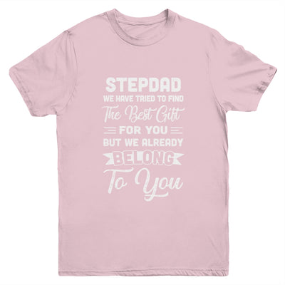 Fathers Day Stepdad From Daughter Son Wife Youth Youth Shirt | Teecentury.com