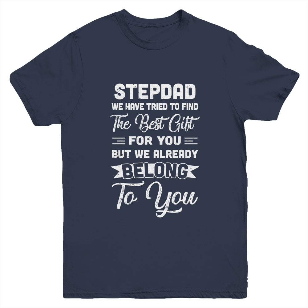Fathers Day Stepdad From Daughter Son Wife Youth Youth Shirt | Teecentury.com
