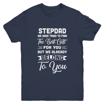Fathers Day Stepdad From Daughter Son Wife Youth Youth Shirt | Teecentury.com