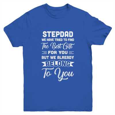 Fathers Day Stepdad From Daughter Son Wife Youth Youth Shirt | Teecentury.com